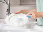Dish Brush with Handle, Firm Bristles Dish Scrubber for Pots, Pans & Sink Cleaning, 4 Pack