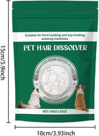 Pet Hair Dissolver, Fabric Care Cleaning Pods, Cat Fiber Removal Aid, Washing Machine Lint Reducer, with 30pcs Water Soluble Pods Pack, for Household Daily Clothes Care