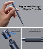 AXTH 50-in-1 Precision Screwdriver Set, Professional Magnetic Small Repair Tool Kit for Electronic Devices, Mini Screw Driver with Flat, Philips, Torx, Hex, Pentalobe, Triwing, Triangle and More