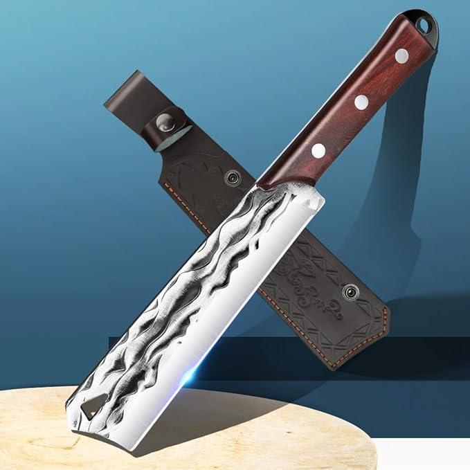 Survival Machete with Sheath for Cutting Trees, for Yard Work and for Bushcrafting Machetes Sickle Heavy Duty Machete for clearing Brush Garden Tools Construction Blade