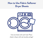 The Clean People Fabric Softener Sheets - Dryer Sheets - Softens & Removes Static - Vegan Laundry Softener With Essential Oils - Lavender, 120 Pack