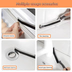 19Pcs Crevice Cleaning Brush Set, Hard Bristle Cleaning Brush，Multi Purpose Gap Brush for Kitchen,Bathroom, Window Tracks,Corner, Sink, Cup. Home Essentials Scrub Cleaning Tools