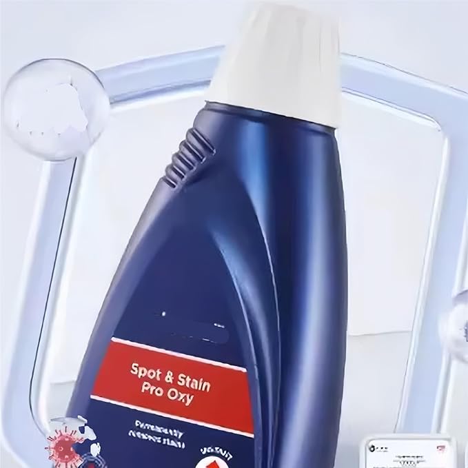 Handheld vacuum cleaner vacuum Original Carpet cleaning solution. Compatible with BISSELL Fabric Cleaning Machine Stain Remover 1558Z 4720Z 2765Z 2225Z 3598Z 3641Z 1383 3548(1.5L SET F 2PCS)