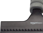 Amazon Basics All-Purpose Window Squeegee with Handle for Car Windshield, Shower, Glass, Mirror Cleaning, Silicone Rubber Blade, Streak-Free Results, Lightweight, Black, 8-inch