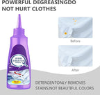 2pcs Laundry Stain Remover,White Shirt Guardian, Garment Stubborn Stain Cleaner Oil Remover, Collar Stain Removal Spray(120ml)