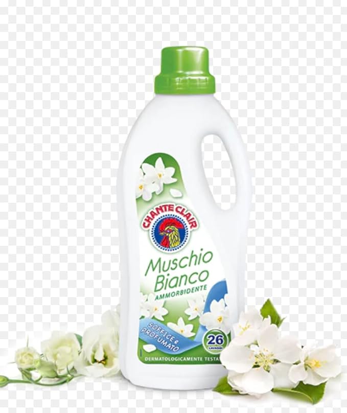 Chante Clair Fabric Softener, Muschio Bianco Scent, 1560 ml
