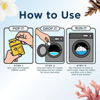 Washing Machine Descaler Tablets | Eco-Friendly & Non-Toxic Plant-Based Descaling Formula | 10X Deep Cleaning | Protects Drum & Removes Limescale | Jasmine - Pack of 6