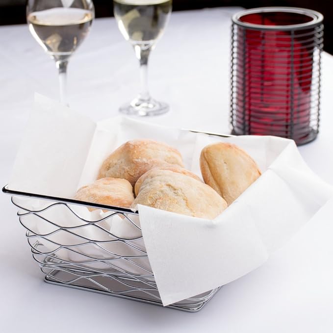 100-Pack BloominGoods Disposable Bathroom Napkins | Linen-Feel Guest Towels | Cloth-Like Hand Tissue Paper, White, 12" x 17" (Made In USA)