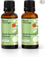 Plant Therapy Defender Blend All Natural Multi-Surface Cleaner Concentrate, Use to Clean Countertops, Stovetops, Tile, Microwave, 30 mL (2-Pack)