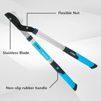 CYRUS Garden Loppers for Tree Trimming, 28” Heavy Duty Tree Branch Cutter with 1¾ inch Chops Thick Carbon Steel Sharp Blade,Garden Tool-Anvil Bypass Lopper with Ergonomical Non-Slip Handle
