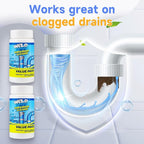 Sink Drain Cleaner, 2025 New Multi-functional Sink and Drain Cleaner Powder Cleaning, Drains Cleaner Foam Cleaner, Powerful Pipe Dredging Agent for Home Kitchen Toilet (3Pcs)