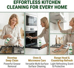 Multifunctional Kitchen Appliance Cleaner Spray Pro Powerful Grease Stain Removal Invisible Protective Layer Effortless Scrub Free Versatile Whole Home Use Light Refreshing Scent 4oz(1Pc)