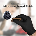 Nitrile Gloves Latex &Powder Free for Cleaning, Food, Automatic, Tattoo, 100 Black Gloves Disposable, X-Large