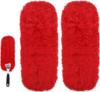 Reusable Microfiber Duster Refills Compatible with OXO & MR.SIGA Duster - Washable Duster for Household Cleaning Dusting Furniture Blind Ceiling Fan 2Pack (Handle NOT Included)