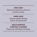 Mrs. MEYER'S CLEAN DAY Kitchen Basics Set, Lemon Verbena Scent Cleaning Supplies includes Hand Soap (12.5 Fl Oz), Dish Soap (16 Fl Oz) and Multi-Surface Cleaner (16 Fl Oz)