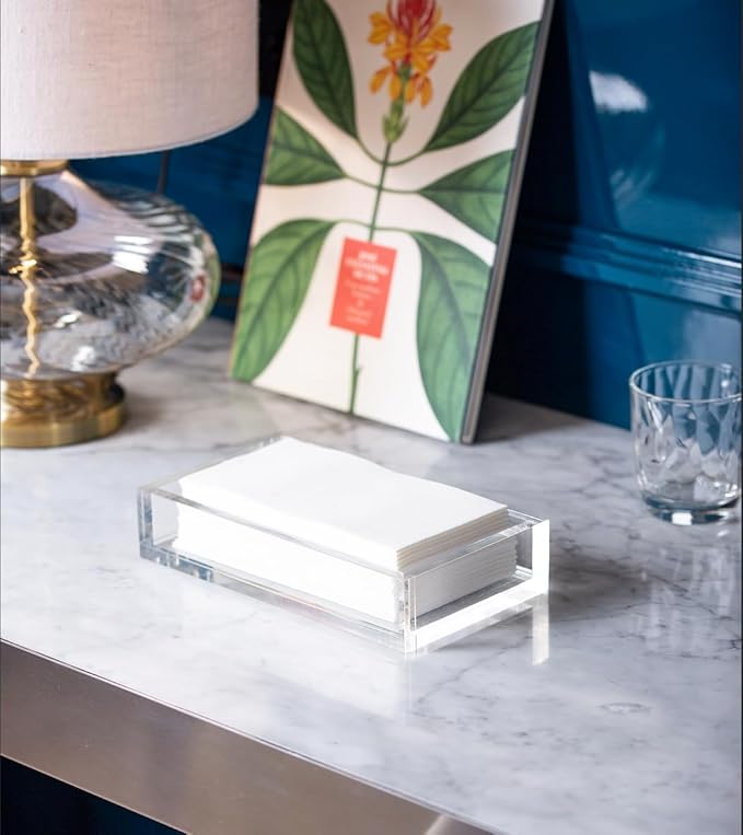 AMERICAN HOMESTEAD Disposable Hand Towels for Bathroom - White Linen-Like Guest Napkins - Ideal Paper Dinner Napkins or Bathroom Towels for Guests - 540 Count - Smooth - 15.5" x 12"