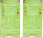Truly Free Non Toxic Dish Soap Kit | Natural Concentrated Dishwashing Liquid - Sweet Basil Scent | Organic Plant-Based | Family Safe - Eco-Friendly Formula | 16 fl oz