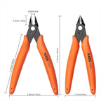 KATA Micro Wire Cutters Pliers: Precision Flush Cutter Tools for Jewelry Making Craft- 5-Inch Small Zip Tie Cutter Nippers - Mini Wire Side Cutting Snips for Electronics, Hobby Plastic Models, Gundam
