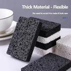 24 - Pack Non-Scratch Scrub Sponges - Sponges for Dishes and Washing Dishes, Cleaning Sponges for Kitchen Home and More（Black&White）