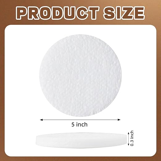 LemonRoad 5" Non Scratch Polishing Pad Hook & Loop Woven Discs, Non-Abrasive Finishing Pads, Buff & Polish Finished Surfaces, Wood Oil & Wax Application Conditioning Discs(White, Red, Gray,30 Pcs)