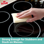 Sponges Kitchen Scrub Dish Sponge Scouring Pad, 6 Pads Cleaning Brush Dishwasher Soap Supplies, Dishwashing Dinnerware Towels Sink Pan Pot Cloth Rags Holder Bathroom Bathtub