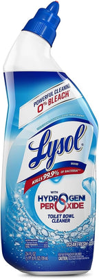 Lysol Toilet Bowl Cleaner, Ocean Fresh, 24 oz., 9/Carton