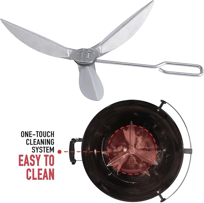 18-1/2-Inch Grills One-Touch Cleaning System Kit, for Weber 7443 90719 Charcoal Grill/Kettle Grills Replacement Parts 7444, Easy to Install and Durable.