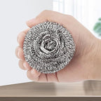 12Pcs Stainless Steel Cleaning Ball for Cleaning Dishes, Pans, Pots, Ovens, Grills, Sinks - Stainless Steel Wire Ball Kitchen