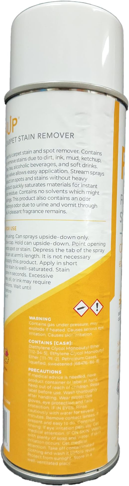 Pile-Up Foaming Carpet Stain Remover, Foaming Aerosol, 18 oz Net (3, 3 Pack)