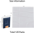 120 Packs Pocket Size Facial Tissues, 4-Ply Mini Soft Facial Tissue