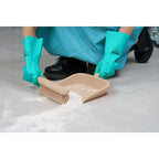 SPARTA Large Handheld Dustpan with Hanging Hole, Heavy-Duty Plastic Dustpan with Wide Lip for Countertops and Surfaces, Plastic, 10 Inches, Tan, (Pack of 12)