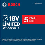 Bosch GOP18V-34N 18V Brushless StarlockPlus® Oscillating Multi-Tool (Bare Tool)
