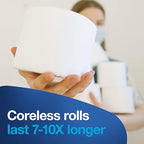 Tork Coreless Spindle Adapter for Home-style Toilet Paper Holders, Installs in Seconds, Fits T7 Coreless Toilet Paper, 2 Count