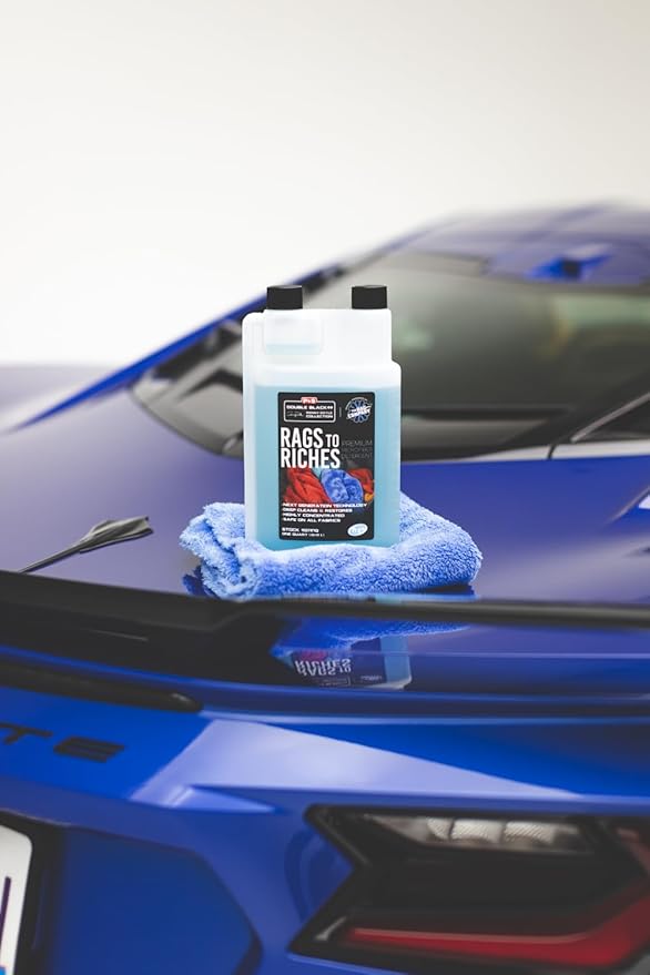 P & S PROFESSIONAL DETAIL PRODUCTS - Rags to Riches Quart + Gallon Refill Combo - Premium Microfiber Detergent, Deep Cleans and Restores, Safe on All Fabrics, Highly Concentrated (1 Gallon + 1 Quart)