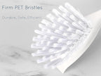 Dish Brush with Handle, Firm Bristles Dish Scrubber for Pots, Pans & Sink Cleaning, 4 Pack