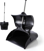 Yocada Commercial Dustpan with Wheels and Windproof Cover Indoor&Outdoor Commercial Dustpan for Courtyard Garage Kitchen Office Mall Lobby Sweep Dust Fallen Leaves Pet Hair Floor Rubbish