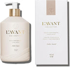 L’AVANT Collective High Performing Dish Soap | Plant-Based, Naturally Derived Formula, Ambre Santal Scent | 16 Fl oz Refillable Bottle | Luxury Kitchen Cleaning w/Elegant Countertop Design