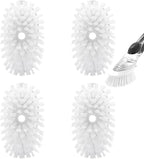 Brush Refills for OXO Dish Brush - 4 Pack Dish Brush Cleaning Soap Dispensing Head Replacement for Scrubber (White)