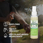 Mosquito Magician Natural Bug Spray for Body – Kid Safe Mosquito Repellent Spray with Natural Essential Oils, Kills, Repels, & Prevent Travel Size Bug Spray for Kids & Family – Rosemary, 4 OZ
