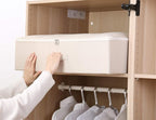 iwill CREATE PRO Pack of 2, Collapsible Rigid Storage Baskets for Underbed Organizer, Good for Clothing, Shoes, Bedding in Wardrobe, College Dormitory, Apartment Shelves Use, Beige