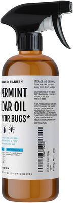 Kate's Home & Garden Peppermint Oil Spray for Bugs, Ants, Insects, Spiders, Roaches, Stink Bug. Pesticide and Insecticide Indoor Repellent Pest Control with Cedar Oil (16oz, Natural, Non Toxic)