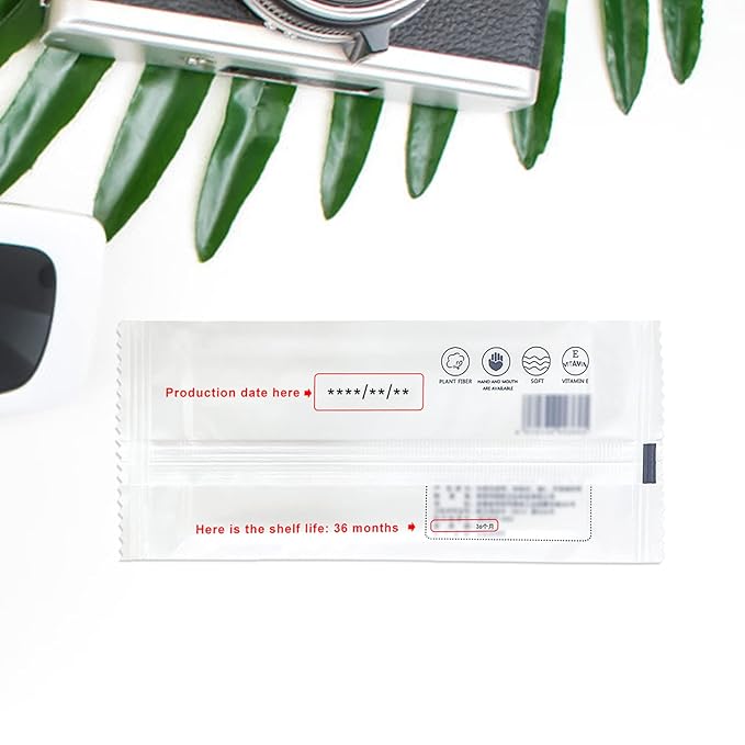 Wet Wipes Individually Wrapped, Wet Naps 300 Pack, Bulk Hand Wipes for Homeless, Suitable for Restaurant, Wedding, Barbecue