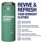 HEX Performance Laundry Detergent, Unscented, 100 Loads (Pack of 2) - Designed for Activewear, Eco-Friendly, Concentrated Formula