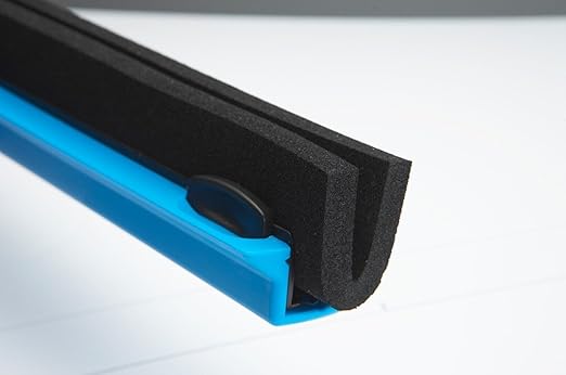 Vikan 77549 Squeegee,Fixed Head,Floor,24",PP/RB,Black