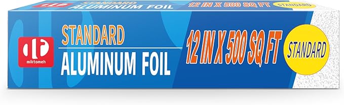 Standard Aluminum Foil 500 Sq Ft(12 In Wide), Pack of 1