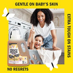 Molly's Suds Baby Liquid Laundry Detergent | Removes Formula, Poop & Spit-Up Stains | Extra Gentle for Infants, Babies, Toddlers (Sweet Baby Shea, 100 Loads)