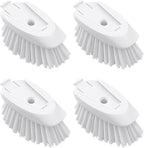 Dish Brush Refills 4 Pack, White Replacement Brush Heads Compatible with OXO Dish Brush & OXO Dish Scrubber
