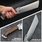 Survival Machete with Sheath for Cutting Trees, for Yard Work and for Bushcrafting Machetes Sickle Heavy Duty Machete for clearing Brush Garden Tools Construction Blade