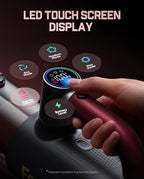 Fanttik Cruise V11 APEX Handheld Vacuum Cordless, 4-in-1 Vacuum Cleaner with 180° Rotatable Handle, 145W Brushless Motor, LED Touch Screen, 3 Suction Modes for Home Corners, Kitchen, Car, Crevices