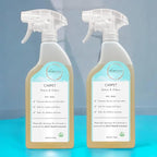 naturally it's clean Carpet Stains & Odors Cleaner; Plant Based Enzyme Safely Cleans Pet/Food Stains, Grease & Ink from Carpets, Rugs, Upholstery & Drapery, 24oz Spray Bottle x 2 Pack